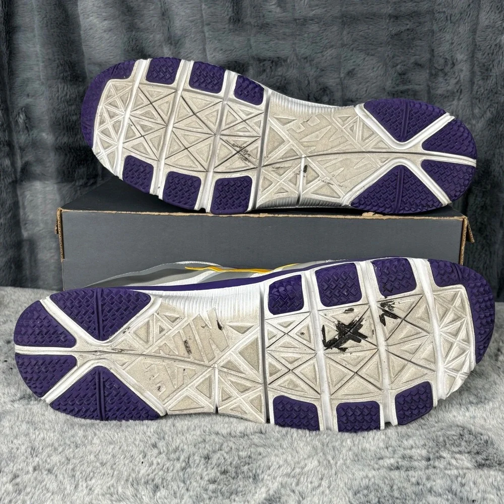 Nike Free 5.0 NikeID Mens Training Shoes White Purple Gold 535990-991 Size 14